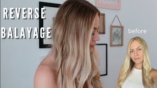 HOW TO REVERSE BALAYAGE AT HOME