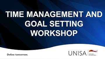 TIME MANAGEMENT AND GOAL SETTING WORKSHOP 05032025