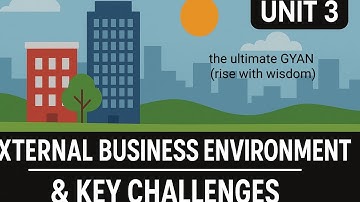 External Business Environment & Key Challenges Explained 03 | the ultimate GYAN 
