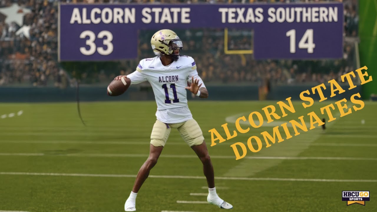 Alcorn State DOMINATES Texas Southern 33-14! | Full Game Highlights | SWAC Football 2025 (HBCU GO)