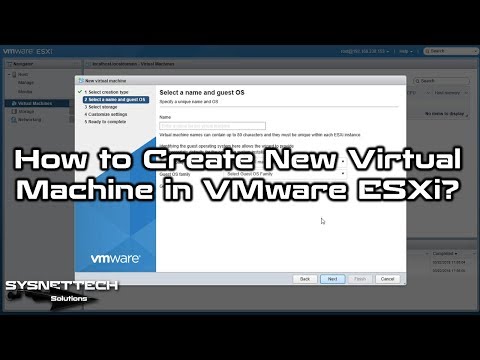 How to Create New Virtual Machine in VMware vSphere ESXi | SYSNETTECH Solutions