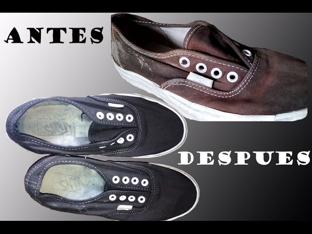 DIY: como pintar tenis de tela - YouTube