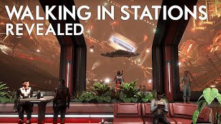 Elite Dangerous Odyssey - Walking In Stations Revealed, First Look - Ground Bases, Taxis, Missions