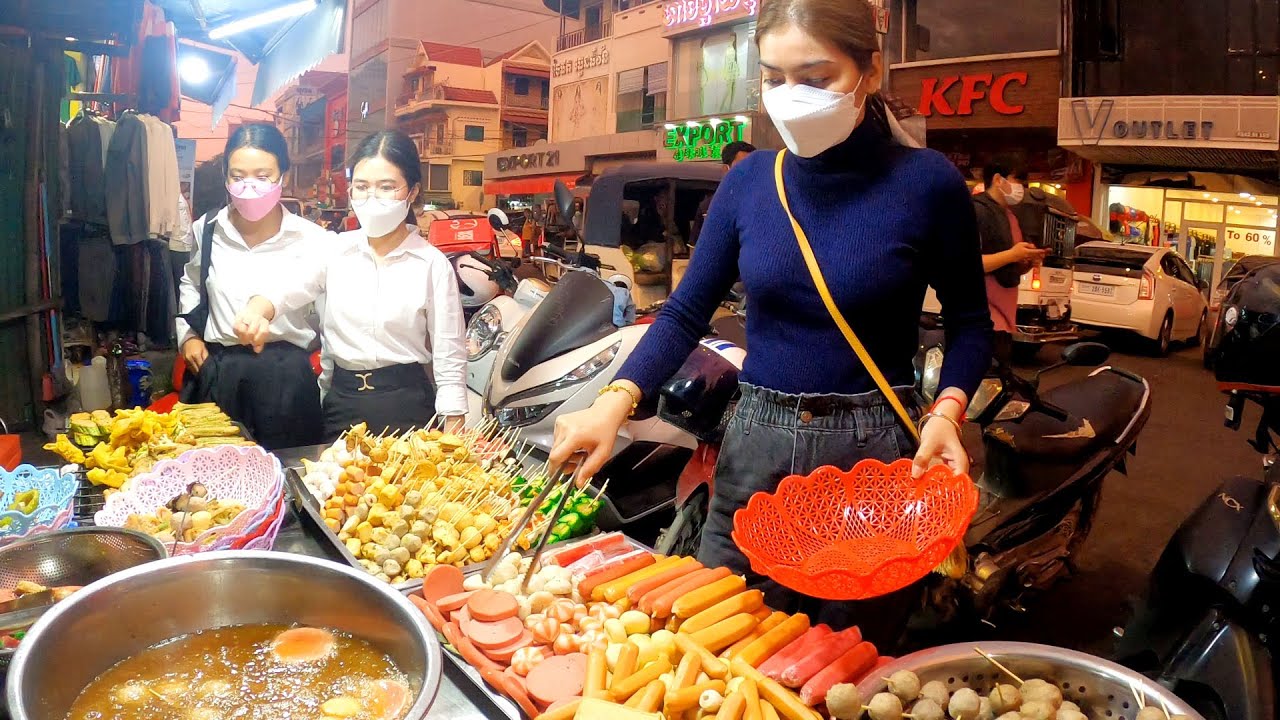 So Much Delicious Food at Orussey & Russian Market Phnom Penh, Cambodian Street Food Tour