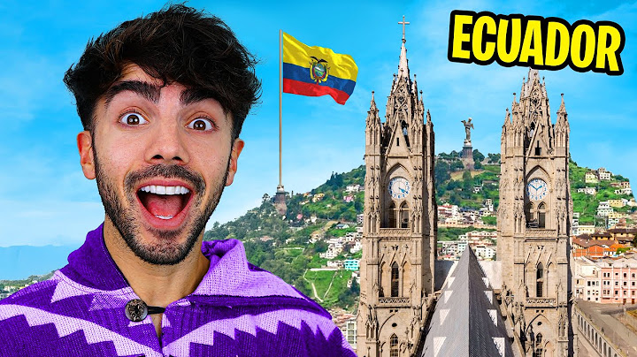 MI PRIMERA VEZ EN ECUADOR!