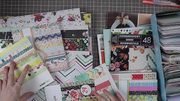 Making Page Kits - #2 Picking 6x6 Papers // Prepping for the New Year!