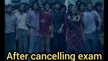 exam cancel  whatsapp status / exam cancel memes