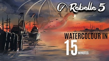 Intro to Rebelle 5 Digital Watercolour – The Basics in 15 Minutes
