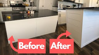 Transforming Your Kitchen Island With Shiplap | Easy DIY Kitchen Island Idea