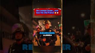 He Looked Closer And Saw His Old Friend