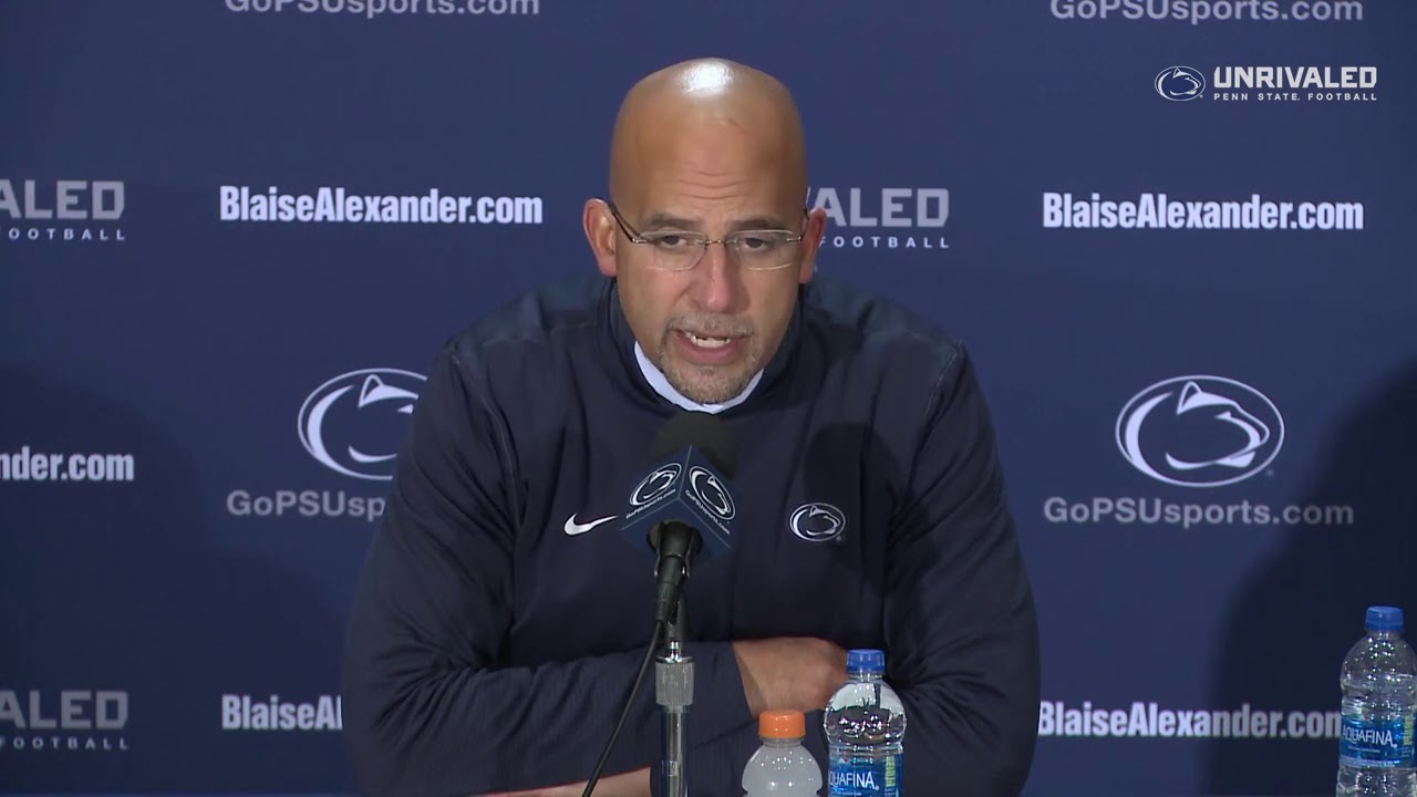 Postgame Press Conference with Head Coach James Franklin - YouTube