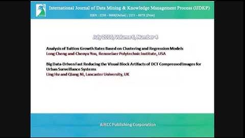 International Journal of Data Mining & Knowledge Management Process ( IJDKP )
