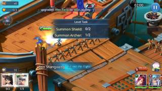 Gameplay Warlord Battle : Game RPG Character base 3 Kingdom screenshot 4