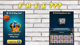 Monster Legends - Free ML 6th Birthday Chest And Birthday Monster Chest