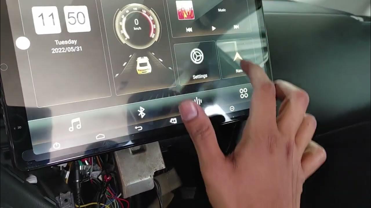 Philosin 13 3 inch double din rotatable universal radio installtion and