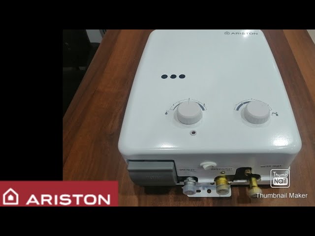 افضل سخان غاز 6 لتر ممكن تشتريه سخان اريستون 🚿 - Ariston Water Heater  DGI6LDFNG - YouTube
