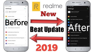 Realme new ColorOS 6 dark mode Update l realme new update features dark mode | Meher Technology