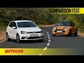 Mini Cooper S vs Volkswagen GTI | Comparison Test | Autocar India