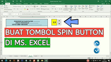 Cara Membuat Tombol Spin Button di Excel