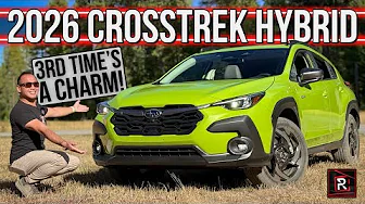 The 2026 Subaru Crosstrek Hybrid Is An Unrivaled Go-Anywhere Small SUV With Extra Efficiency