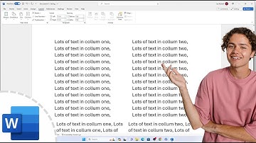 How To Split Text Into Two Columns In Word