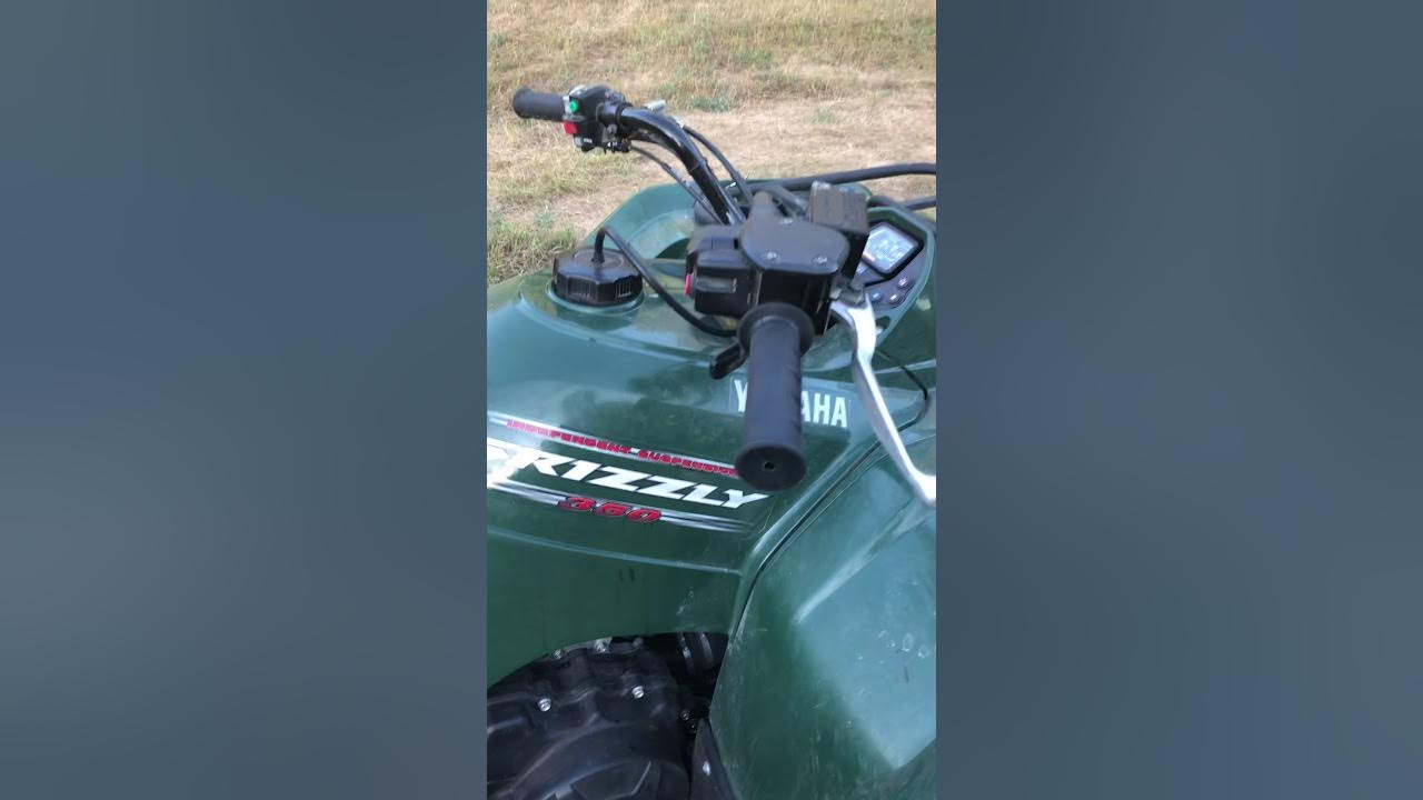 How to hotwire a Yamaha grizzly 350 atv(not permanent) - YouTube