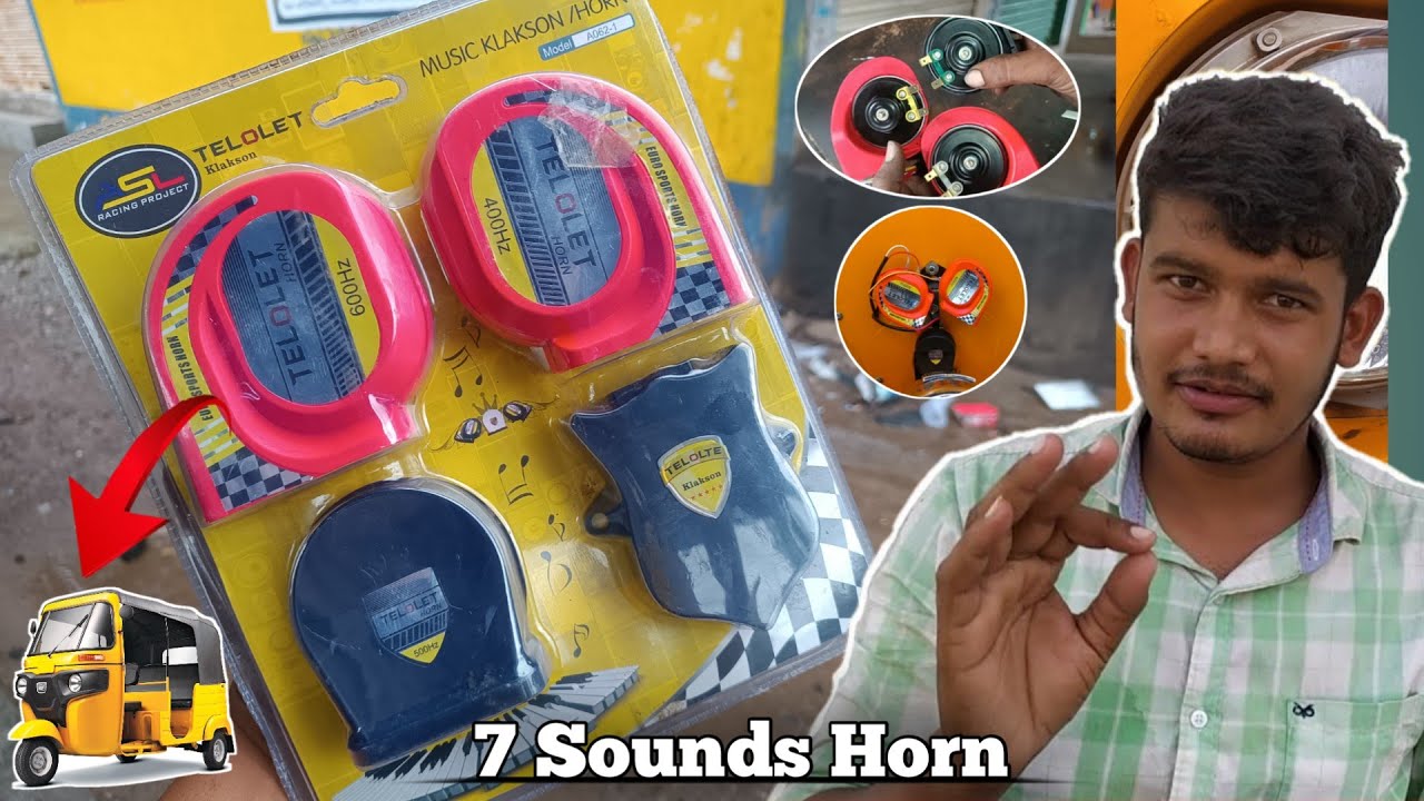How To Install 7 Sounds Horn In BS6 Bajaj Auto Rickshaw Naveed