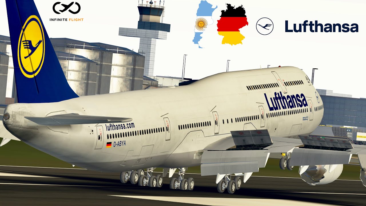 Infinite Flight: Buenos Aires (EZE) to Frankfurt (FRA) | Lufthansa | Boeing 747-8i