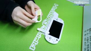 Sony PS Vita 2005 - Applying screen protector by Healingshield