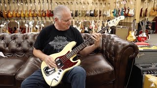 Birthday boy Norman Harris playing Bass, Guitar & his Hammond B3 Organ at Norman's Rare Guitars