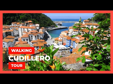 Walking tour Cudillero | North of Spain [4K]