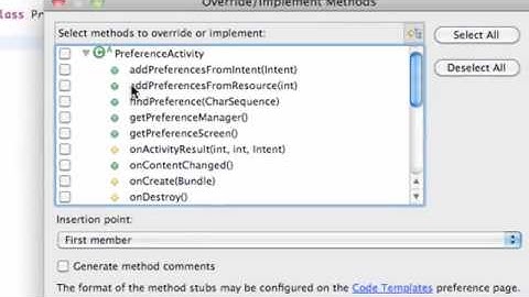 Android Application Development Tutorial   56   Creating a PreferenceActivity