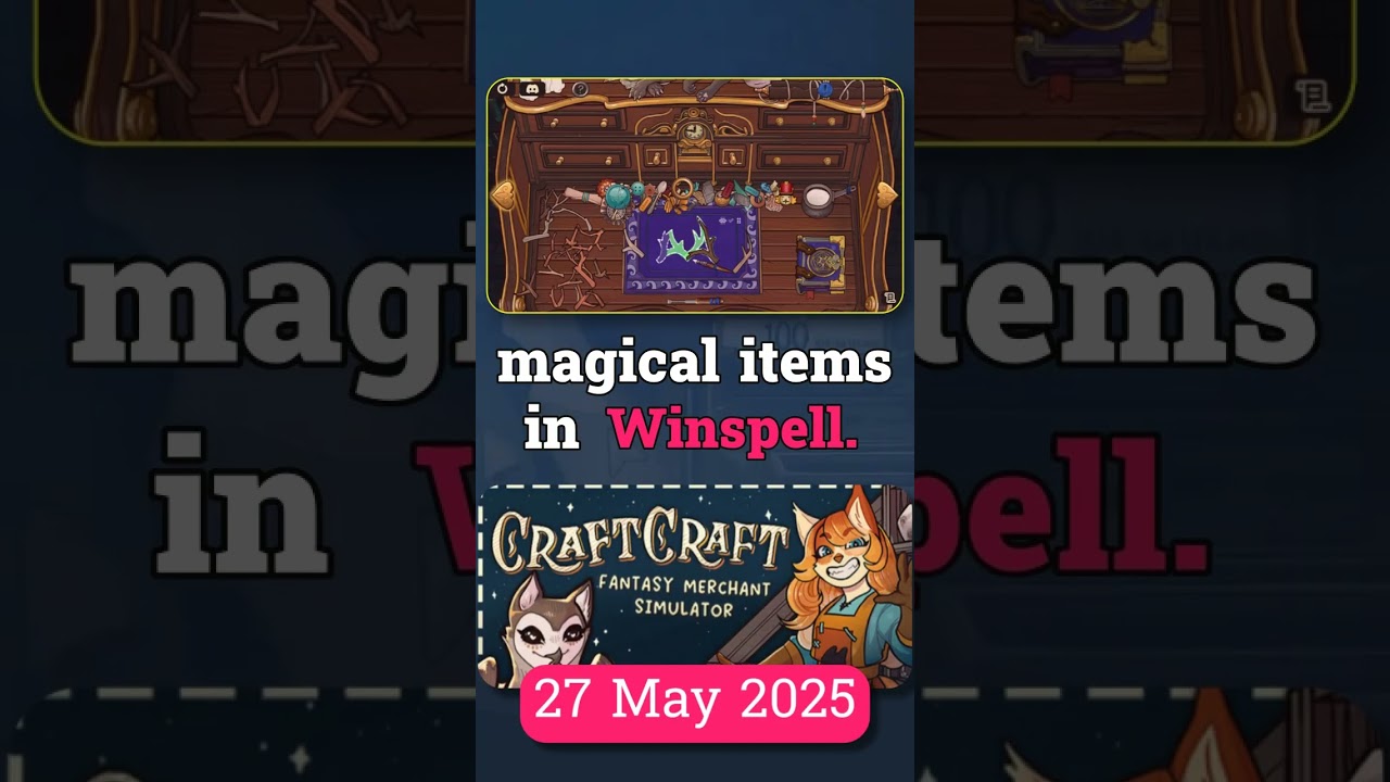 CraftCraft: Fantasy Merchant Simulator premiere