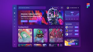 UI Design - Dashboard NFT ( Speedart Figma )