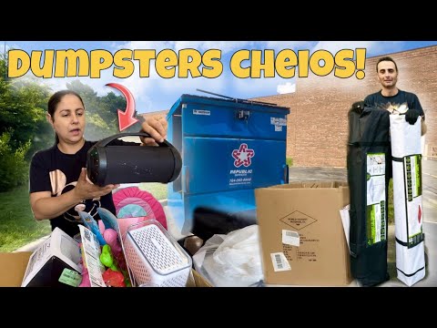 Dumpsters dos Estados Unidos estavam cheios!🇺🇸