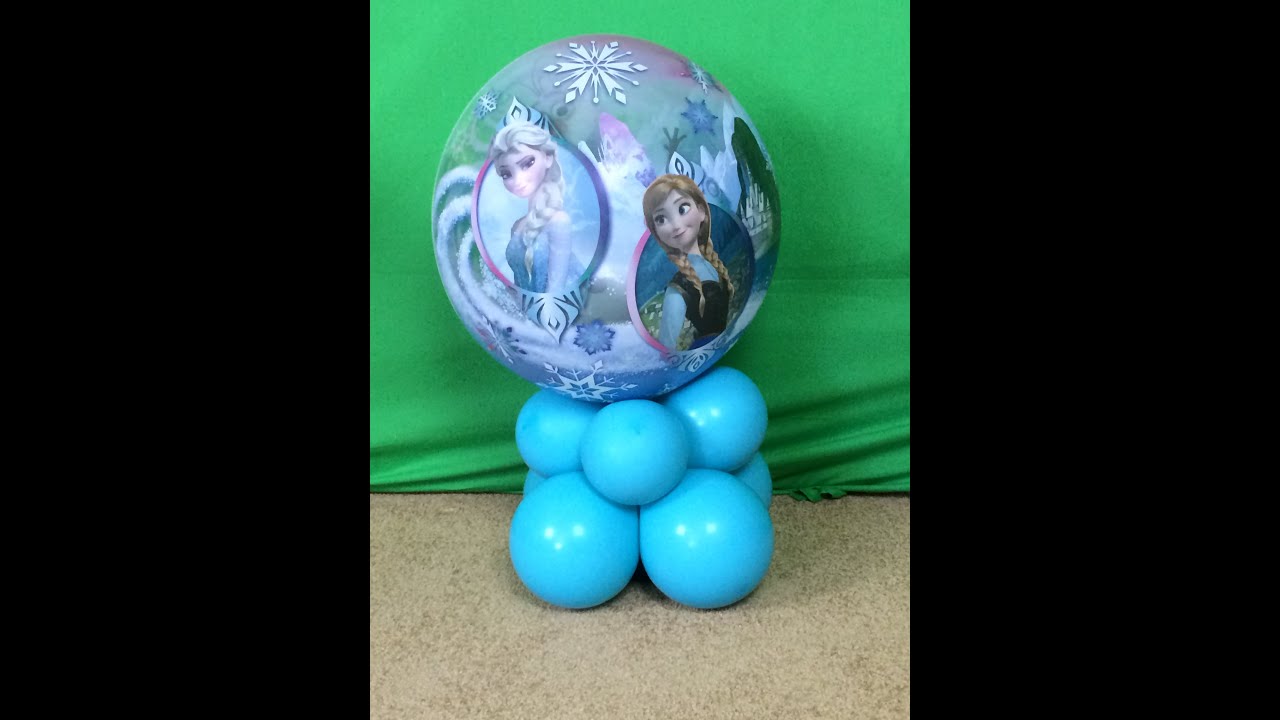 1st birthday princess party balloon decoration centerpiece idea easy and  simple 5 mins to make 