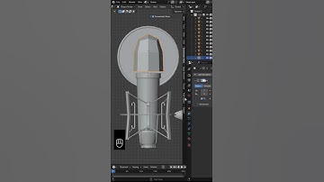 Blender Mic Creation with tricks  #blenderustad