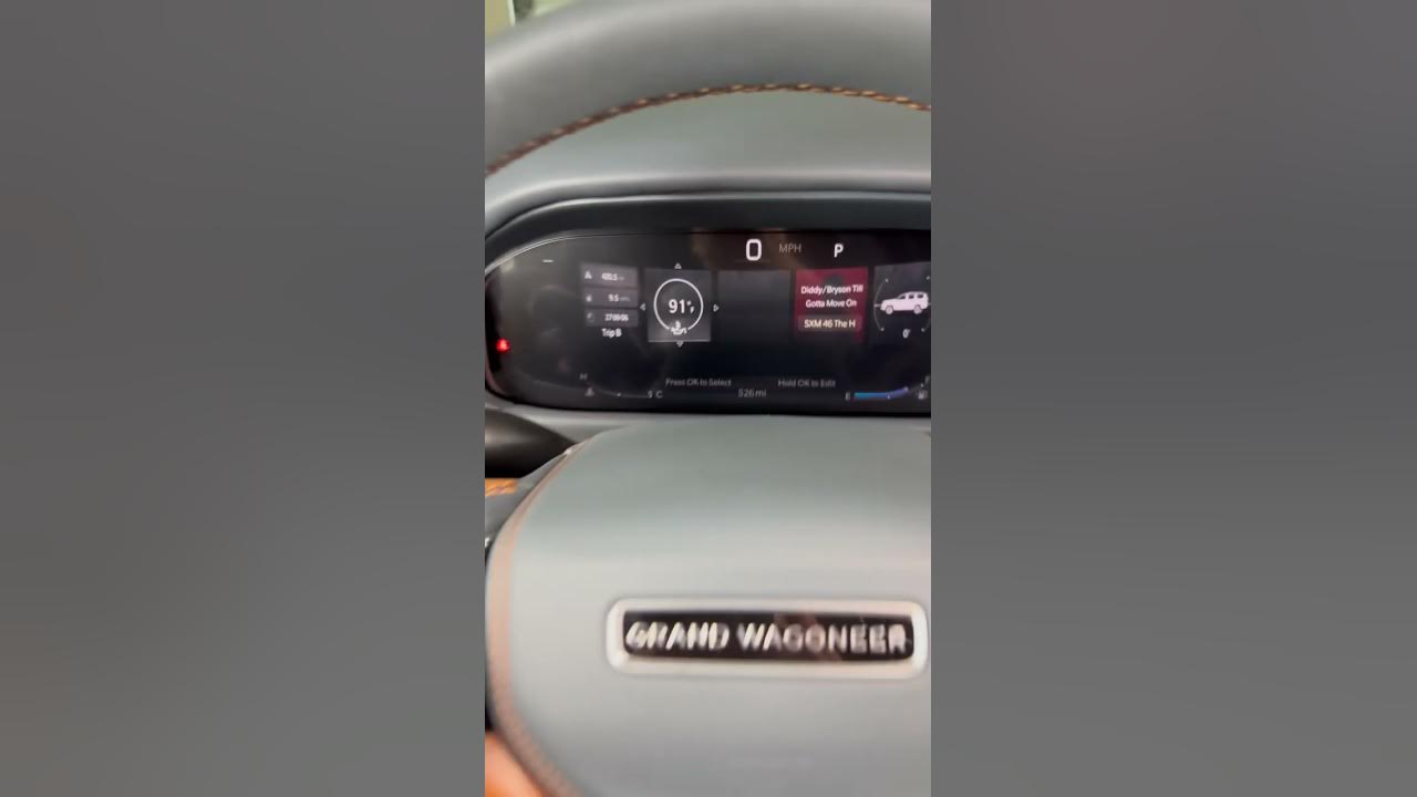 2022 2023 Jeep Grand Wagoneer How To Reset Oil Life Light To 100