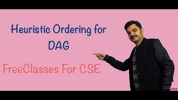 Heuristic ordering for DAG