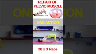 Repair of Pelvic Floor Muscle | One Simple Move #shorts #pelvic #kegel #women #girl #workout screenshot 2