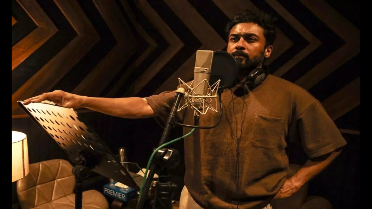 Suriya Kanguva Movie Dubbing Begins Makers Share Suriya Dubbing Photos 🎥🤩