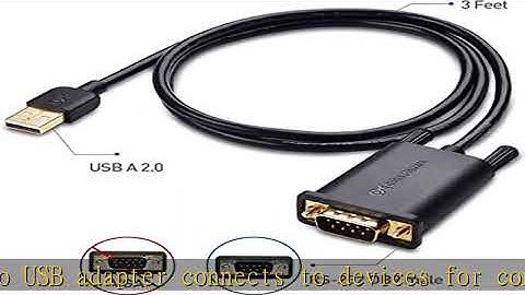 Cable Matters USB to Serial Adapter Cable (USB to RS232, USB to DB9) 6 Feet