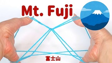 How to make a Mountain  Very easy   Mt. Fuji　 String Figure/Cat