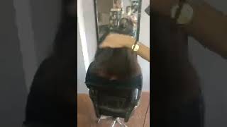before and after kingky hair to transform smooth shiny and soft by joanna marie salon ❤️ screenshot 4