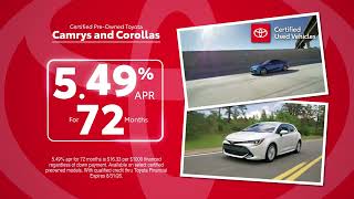 New Toyotas Coming In