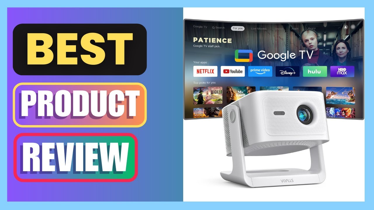 Best 【Official Licensed Google TV】4K Smart Projector