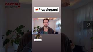 Przysięgam! Tak było! #niemiecki #kurs #lekcja #nauka