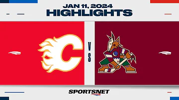 NHL Highlights | Flames vs. Coyotes - January 11, 2024