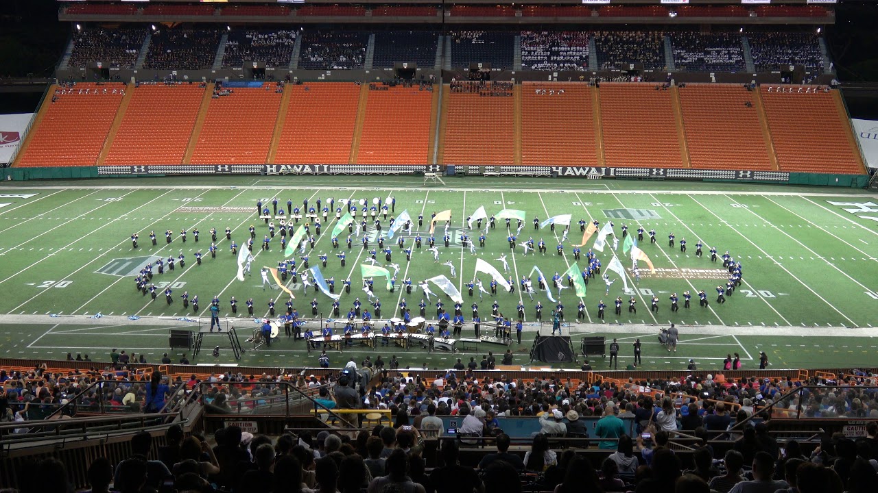Moanalua High School Marching Band Rainbow Invitational 2019 YouTube