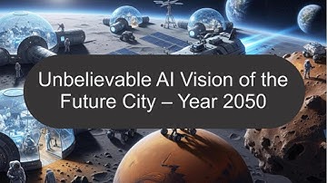 Unbelievable AI Vision of the Future City – Year 2050